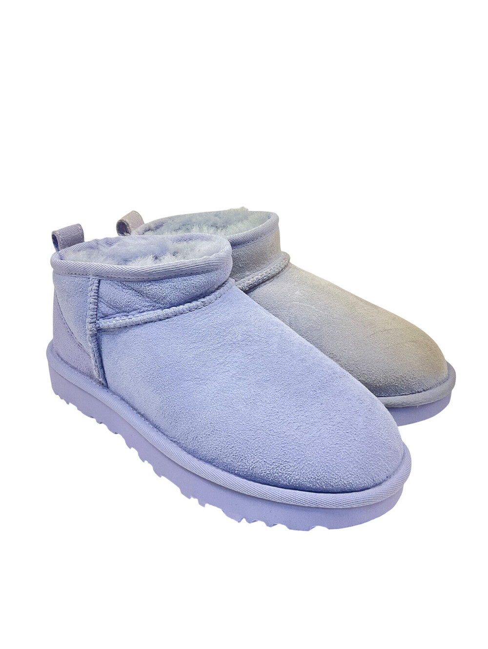 UGG Australia Women's Ultra Mini 5 Sheepskin Boots Sage-Blossom Size 6M